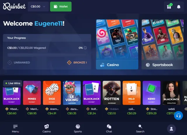 Rainbet Login